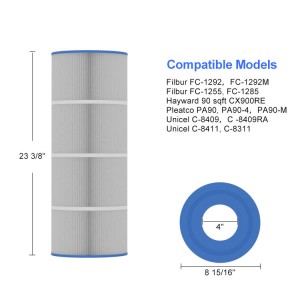 Pool Filter Cartridges for Pleatco PA120, Unicel C-8412