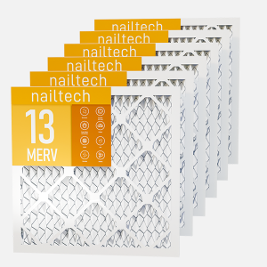 16x25x1 MERV 13 – HVAC Furnace Air Filter Replacement HVAC Filter 6-Pack – Easy to Install – ‎Air Conditioner, Air Cleaner, Furnace.