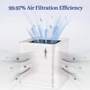 Replacement HEPA and Activated Carbon Filter for Blueair Air Cleaner Purifier