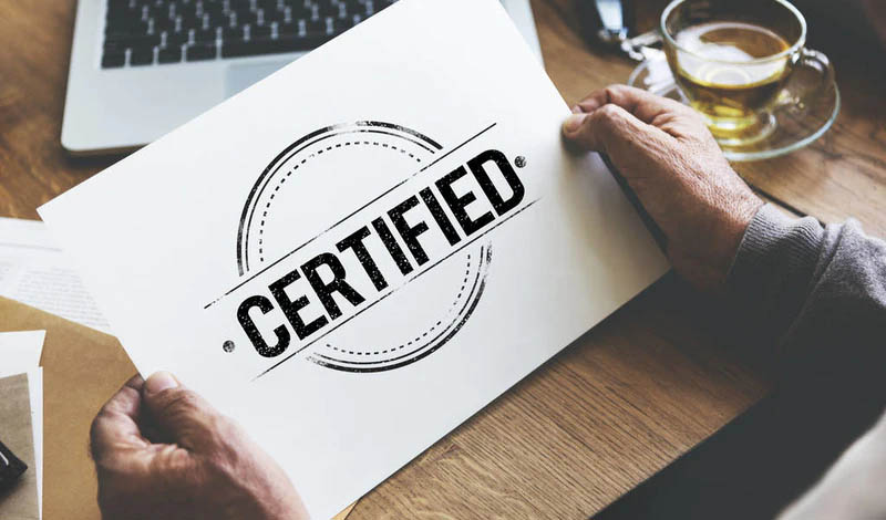 certification