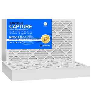 16x25x4 Air Filter MPR 1000 DP MERV 11, Allergen Defense Deep Pleat, 4-Pack, Fits Lennox & Honeywell Devices
